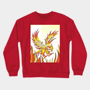 From the sky into the fire Crewneck Sweatshirt